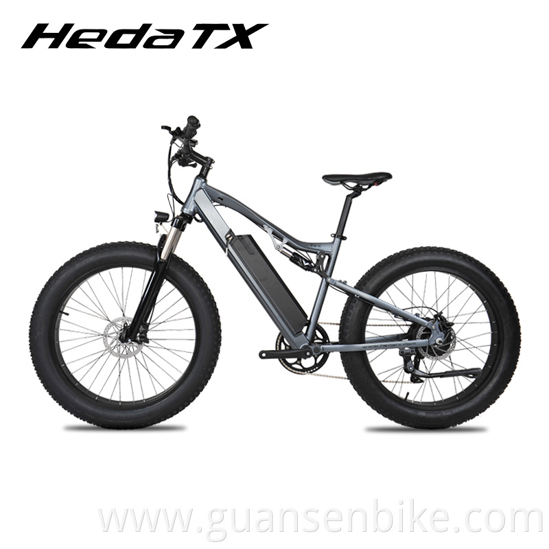 Brushless Motor Electric Fat Tire Bike